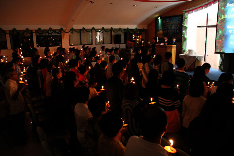 Kebaktian Perjamuan Kudus Malam Natal 2014